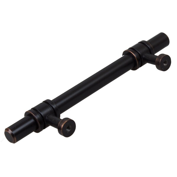 3-3/4 In. Center To Center Oil Rubbed Bronze Barrel Ring Bar Pull - 4340-96-ORB, 10PK